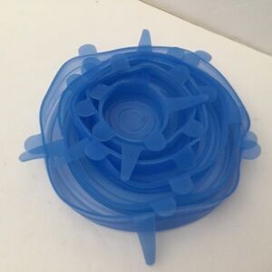 Bowl covers in Silicone, reusable Lot of 6